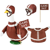 Yiaoyinnz 3 Pcs Football Goose Outfit Set with helmet and flag