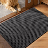 YIHOUSE Indoor Door Mat 24" x 36" Dark Gray front view