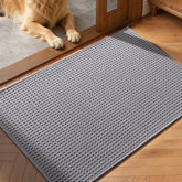 YIHOUSE Indoor Door Mat 24" x 36" light grey front view
