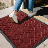 Yimobra Large Door Mat 36x24 red front view