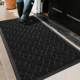 Yimobra Large Door Mat 47x32 Inch black front view