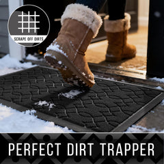 Yimobra Large Door Mat with non-slip rubber backing