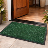 Yimobra Large Outdoor Door Mat 36x24 inch in green front view