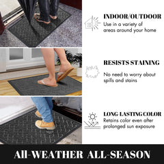 Yimobra mat non-slip rubber backing close-up