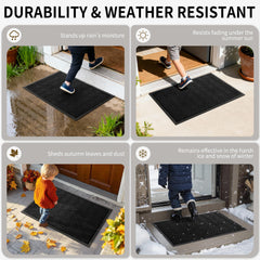 Yimobra waterproof doormat in outdoor setting