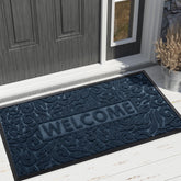 Yimobra Welcome Mat 47x24 blue front view