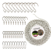 YINGFENG 197 Inch Adjustable Hanging Basket Chain Kit with accessories