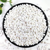YISZM 10LB white gravel pebbles front view