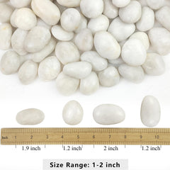 YISZM natural pebbles in a decorative vase
