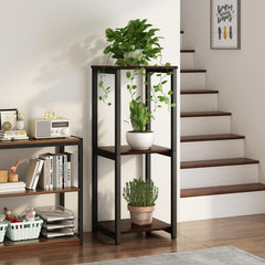 YIZAIJIA 3 Tier Plant Stand with potted plants displayed