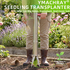 Ymachray Bulb Planter Tool with comfortable sponge handle
