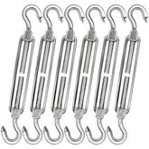 YOFIT 6 Inch Turnbuckle Kit with 6 stainless steel pieces