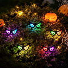 YOFIT Halloween LED Eye String Lights with battery box displayed