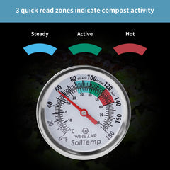Yogyro compost thermometer with protective case