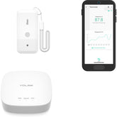 YoLink Freezer Temperature Sensor Kit, White Hub and Sensor