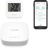 YoLink Indoor Temperature and Humidity Sensor Kit front view