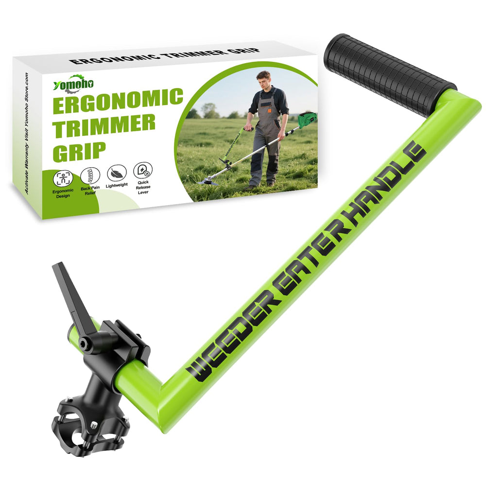 Yomoho ergonomic weed eater handle extension front view