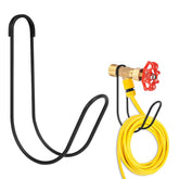 Yoniccal Garden Hose Storage Hook in Matt Black