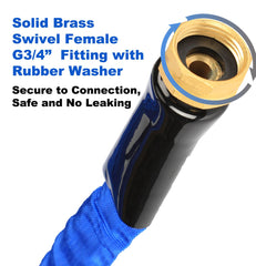 YOTOO Garden Hose 75 FT in a garden setting