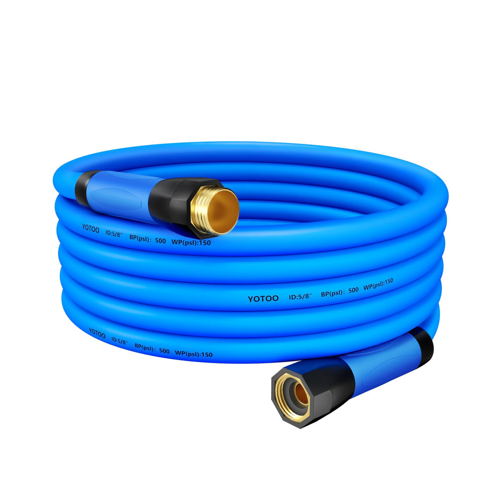 YOTOO Heavy Duty Garden Hose 5/8-inch by 25-feet in blue