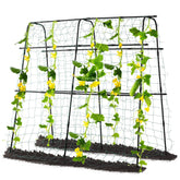 yotoworth Cucumber Trellis 63" H x 63" L, Black front view