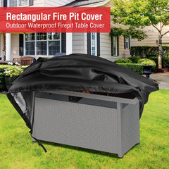 Youlvy fire pit cover featuring drawstring and nylon locks