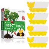 YourDaDa 48 Pcs Yellow Sticky Traps front view
