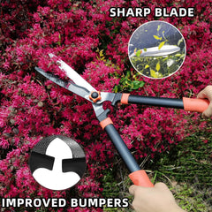 YRTSH hedge shear with ergonomic rubber grip