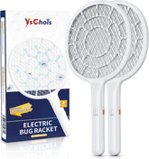 YsChois Electric Fly Swatter front view, white color