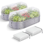 YTJ Garden Netting 4×2×1FT white protective cover front view