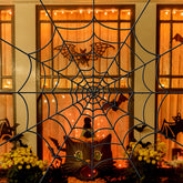 YUNAI 10.5ft Black Spider Web front view