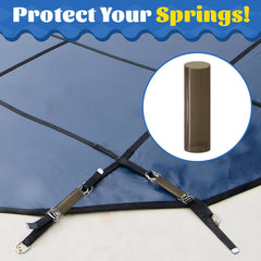 YUNVI pool cover spring sleeves packaged for sale