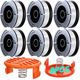YWTESCH 8 Pack Weed Eater String for Black+Decker front view
