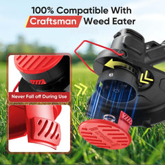 YWTESCH spool cap packaging with 4 caps included