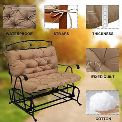 YXMKJOS cushion side view showcasing thickness