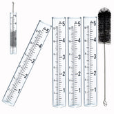 YZDTECH glass rain gauge replacement tube front view