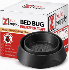 Z Zulu Supply Bed Bug Interceptors 8-Pack in black
