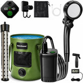 Zappyway Portable Shower with 6.6-gallon bucket and heater