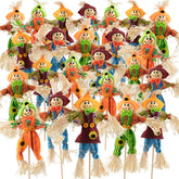 ZAUGONTW Halloween scarecrow decoration in vibrant colours, front view
