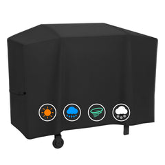 ZBXFCSH heavy-duty polyester grill cover front view