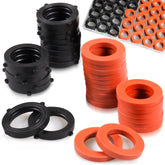 ZDBB 80 Pcs Garden Hose Gasket Rubber Seal black washers
