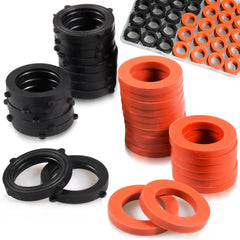 ZDBB 80 Pcs Garden Hose Gasket Rubber Seal black washers