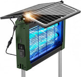 Zechuan Solar Bug Zapper outdoor view with dual solar panels