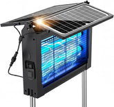 zechuan Solar Bug Zapper outdoor view with solar panels