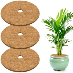 ZeeDix 11.8 Inch Coconut Fiber Mulch Mat front view