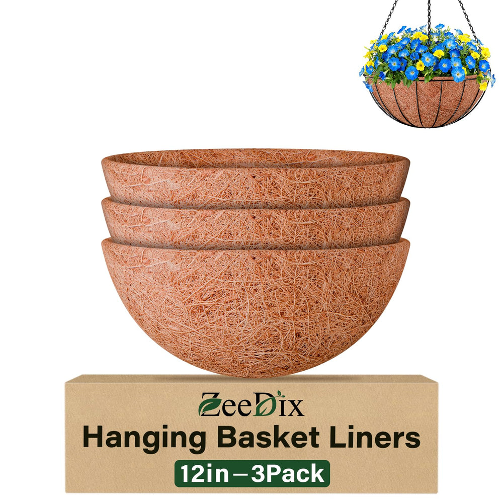 ZeeDix 12 Inch Coconut Liners pack of 3 front view