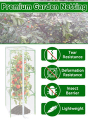 ZeeDix 2 pack of garden netting for plant protection
