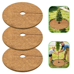 ZeeDix 30 Inch Coconut Fiber Mulch Mat front view