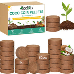 ZeeDix Coco Coir Pellets package front view