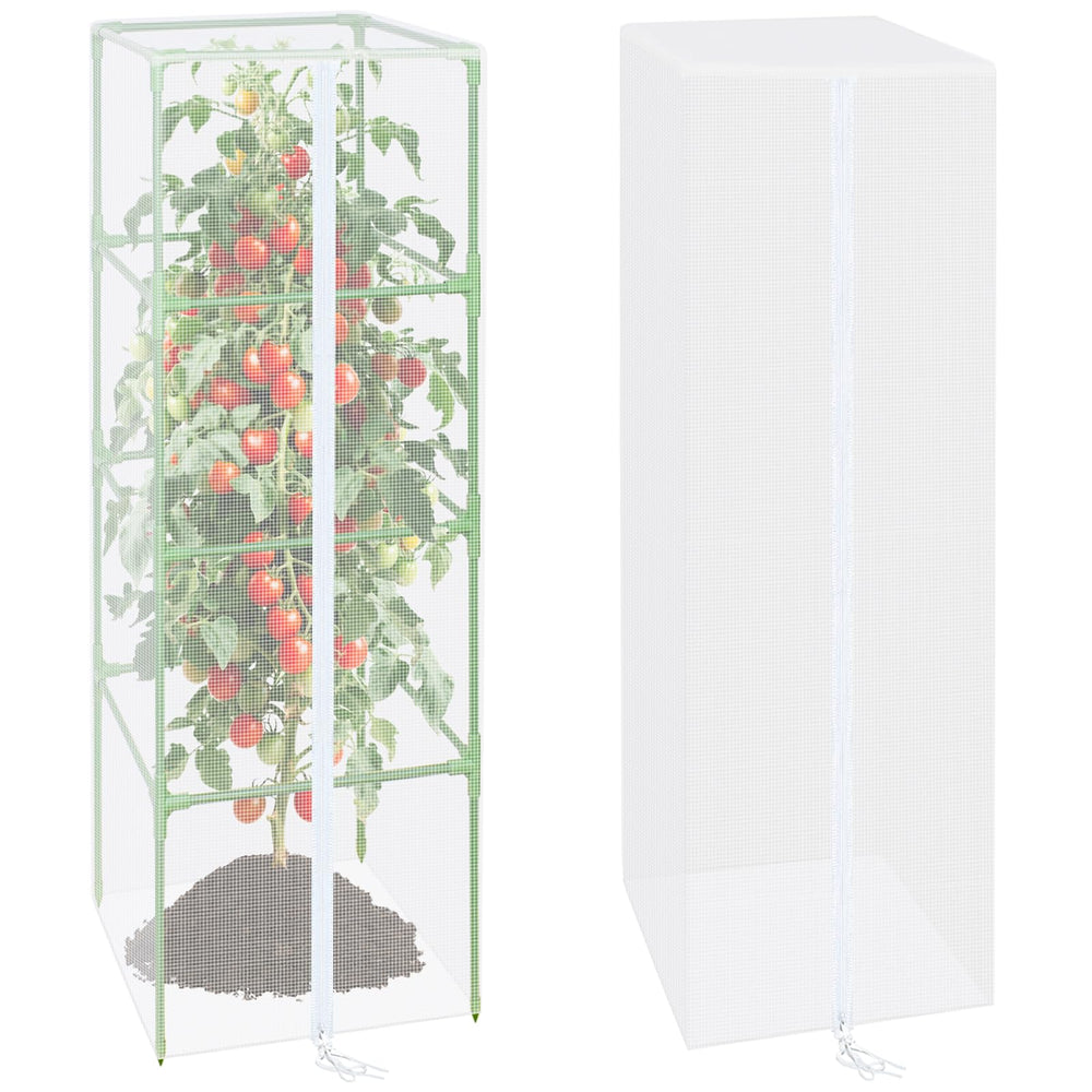 ZeeDix Garden Tomato Plant Cover Netting 57x16.1 inches front view